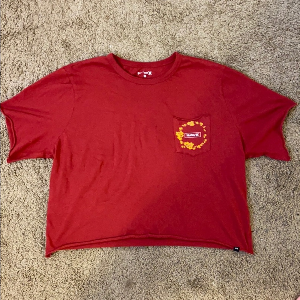 Hurley cropped t